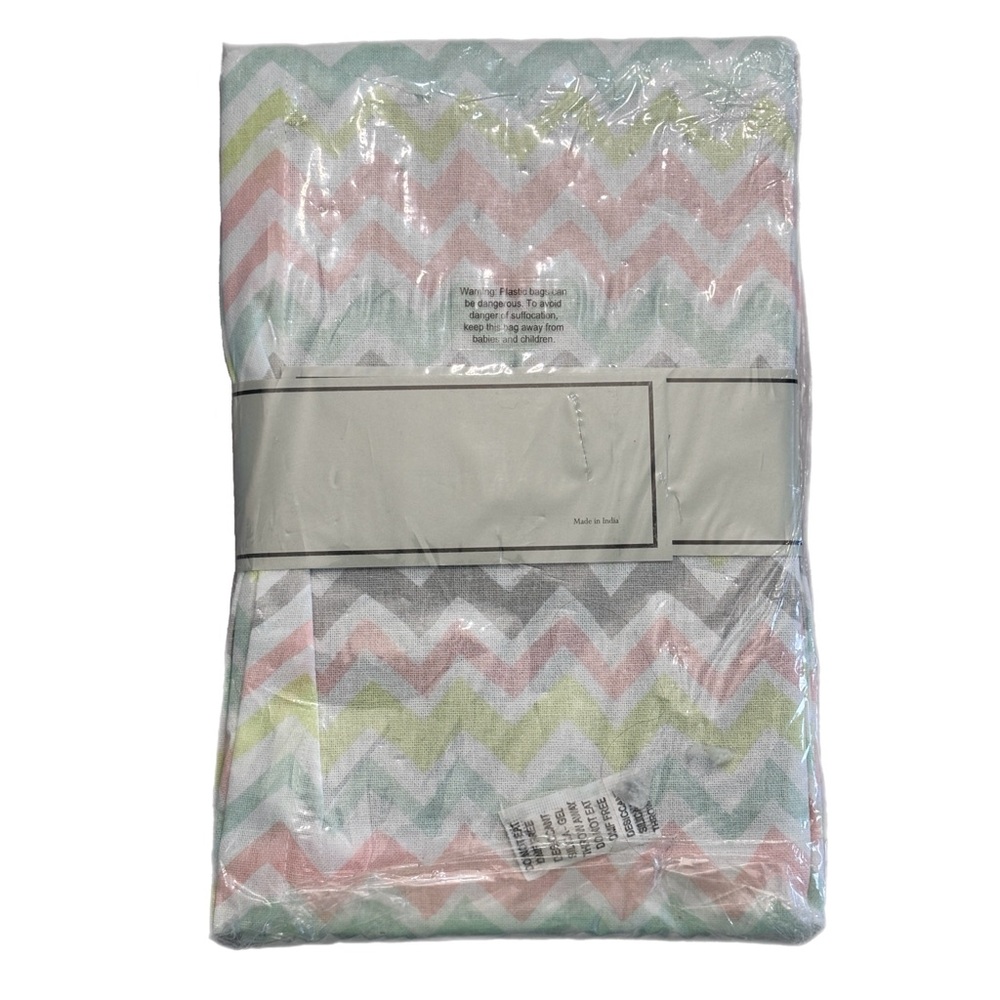 Chevron Table Runner in Spring Pastel - Picture 6 of 7